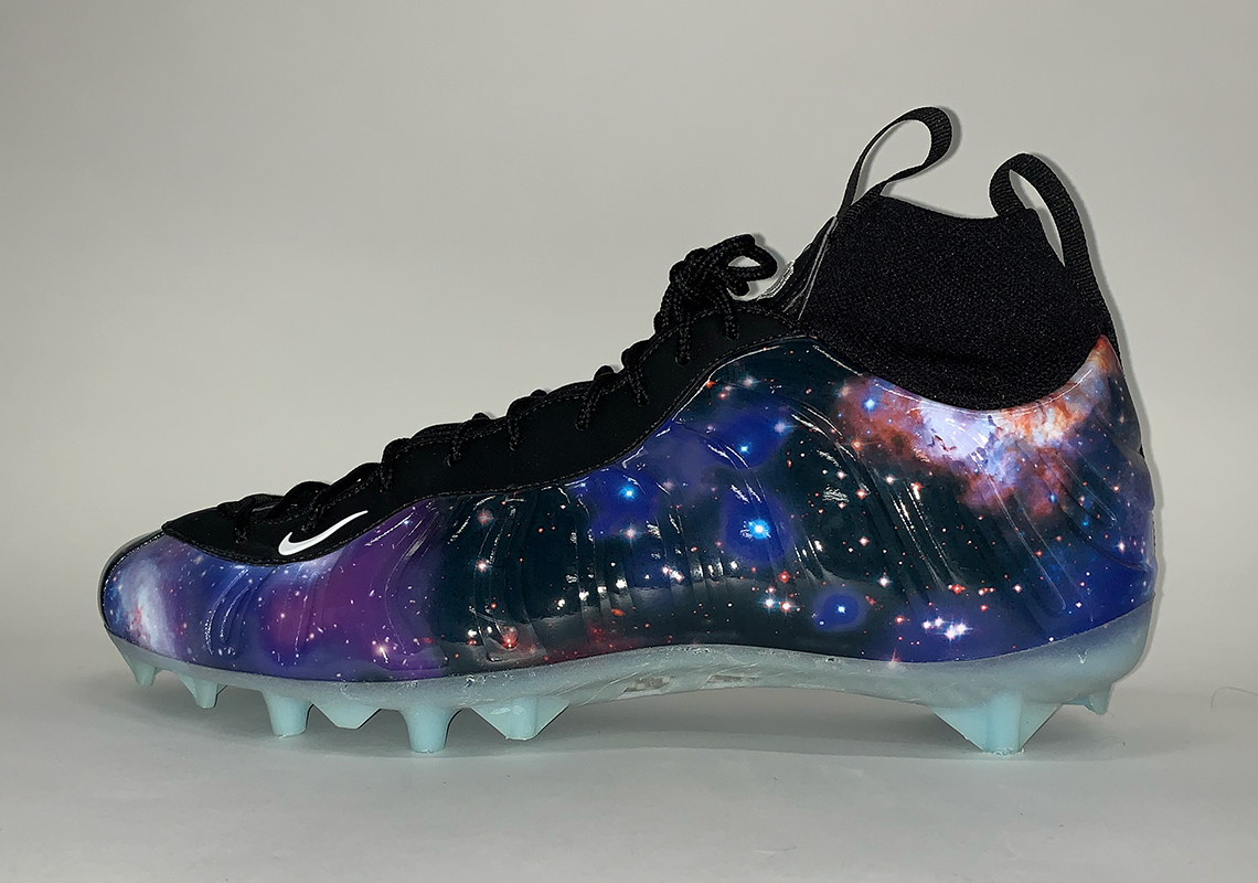 Nike Foamposite Galaxy Obj Cleats 2