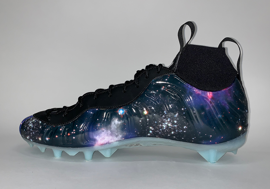 Nike Foamposite Galaxy Obj Cleats 3