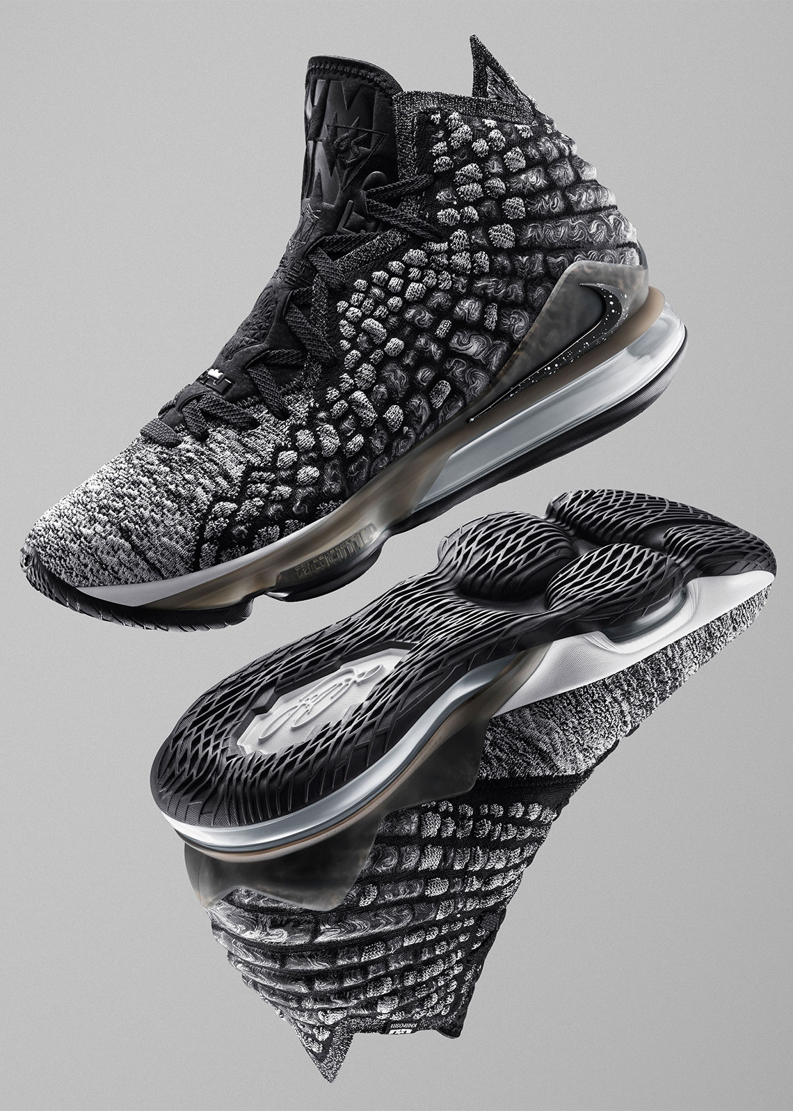 Nike Lebron 17 Black White Official Images 9