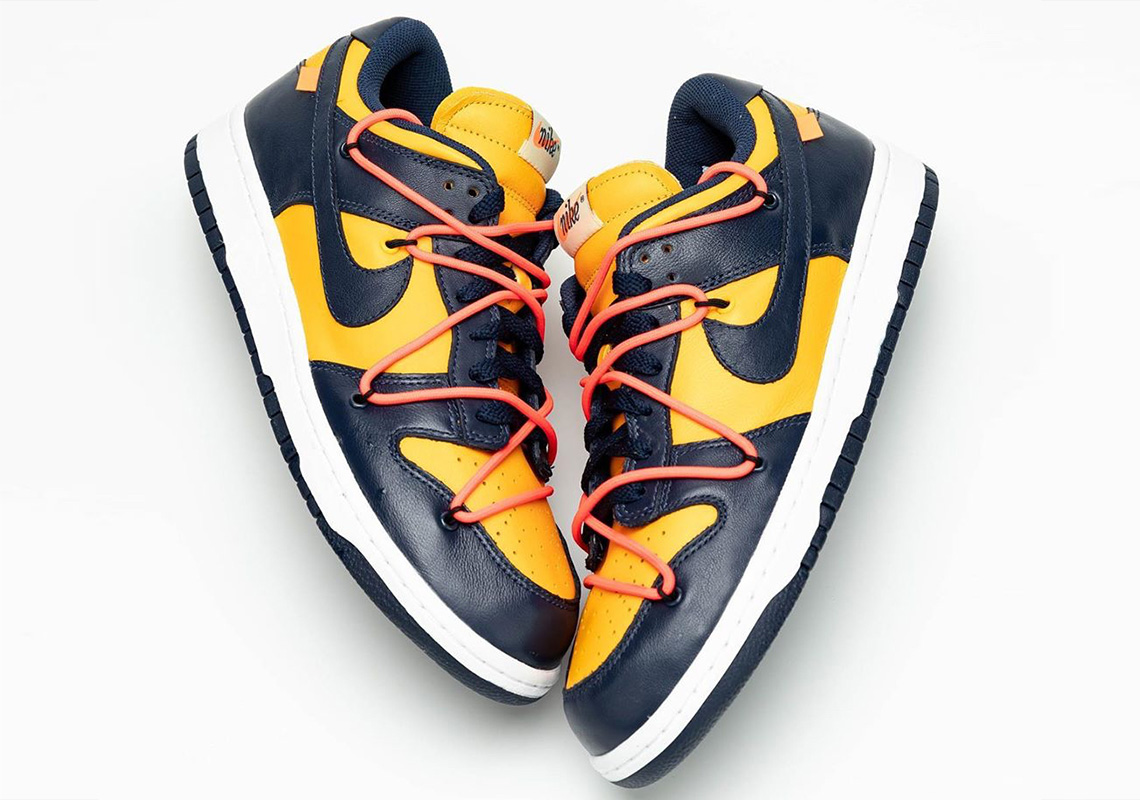 Off White Nike Dunk Low Michigan Ct0856 700 4