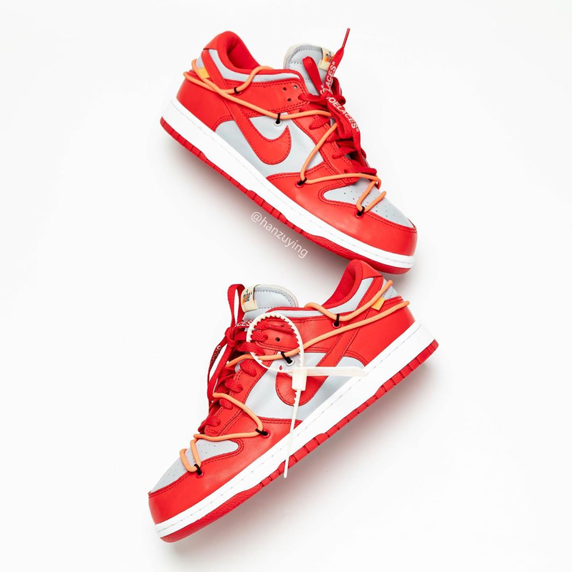 Off White Nike Dunk Low University Red Ct0856 600 10