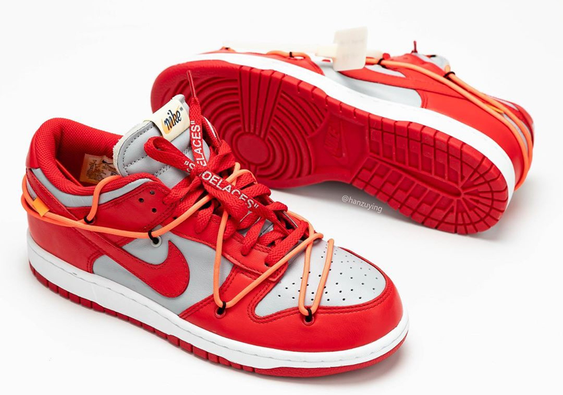 Off White Nike Dunk Low University Red Ct0856 600 9