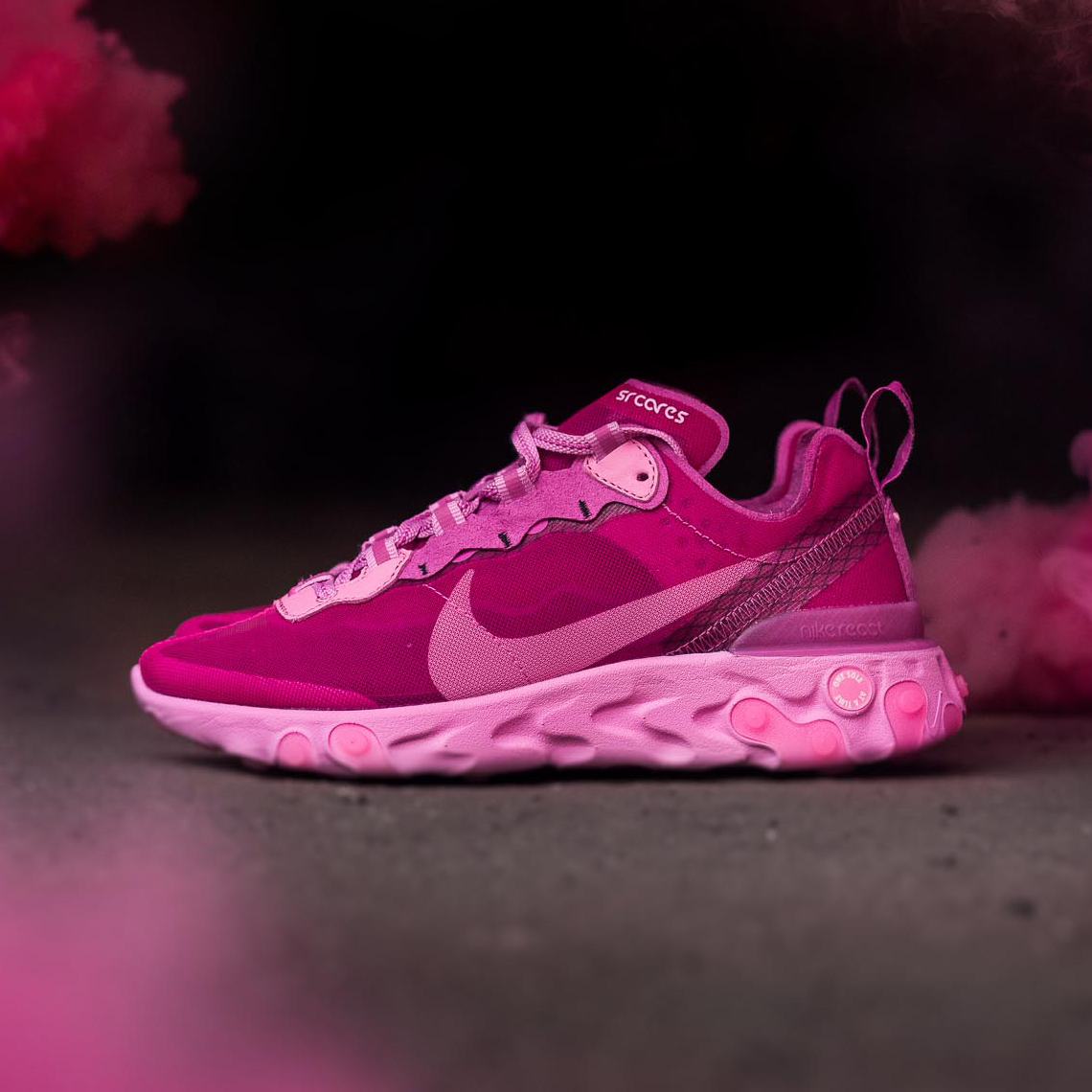 Sneaker Room Nike React Element 87 Pink Pink 2