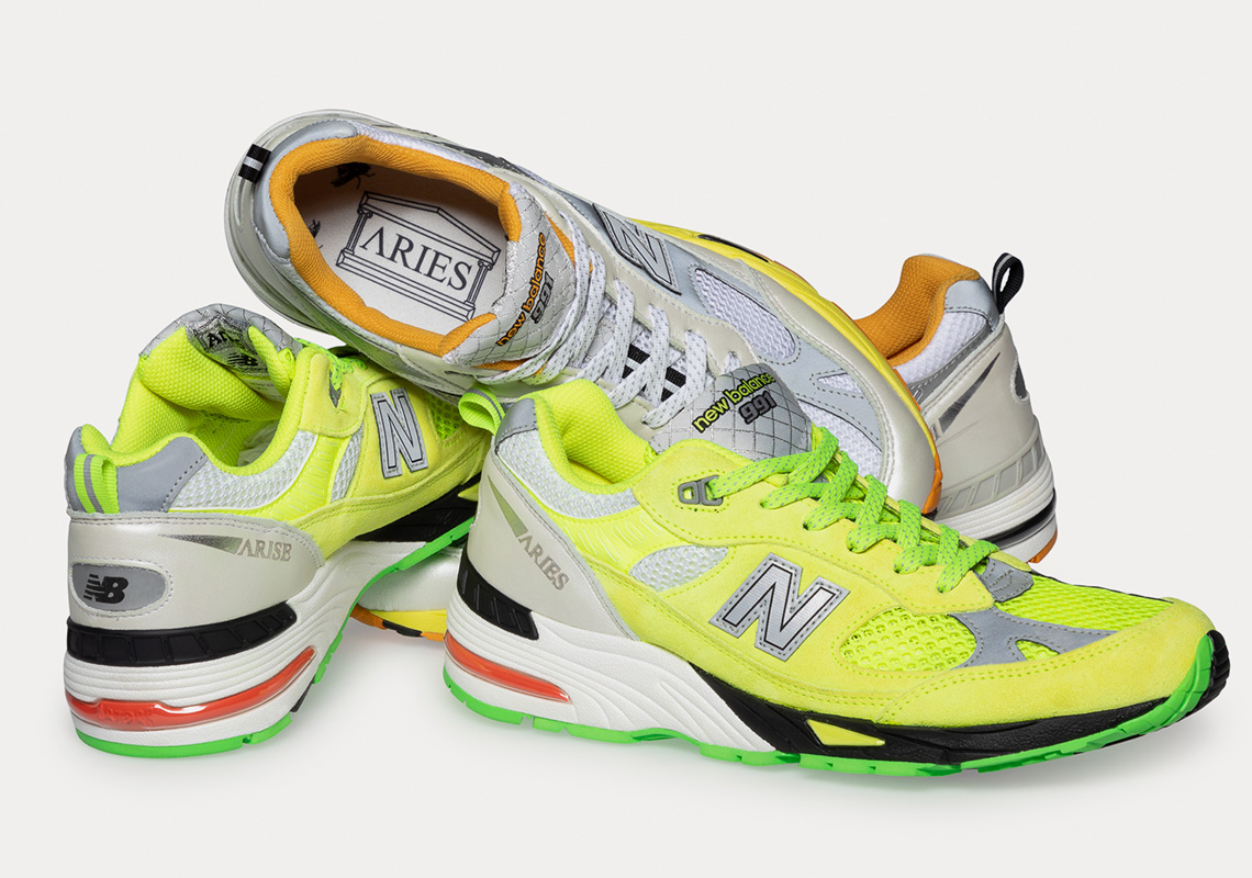 Aries Studies The Intersection Between Sportswear And Fashion With Their New Balance 991s