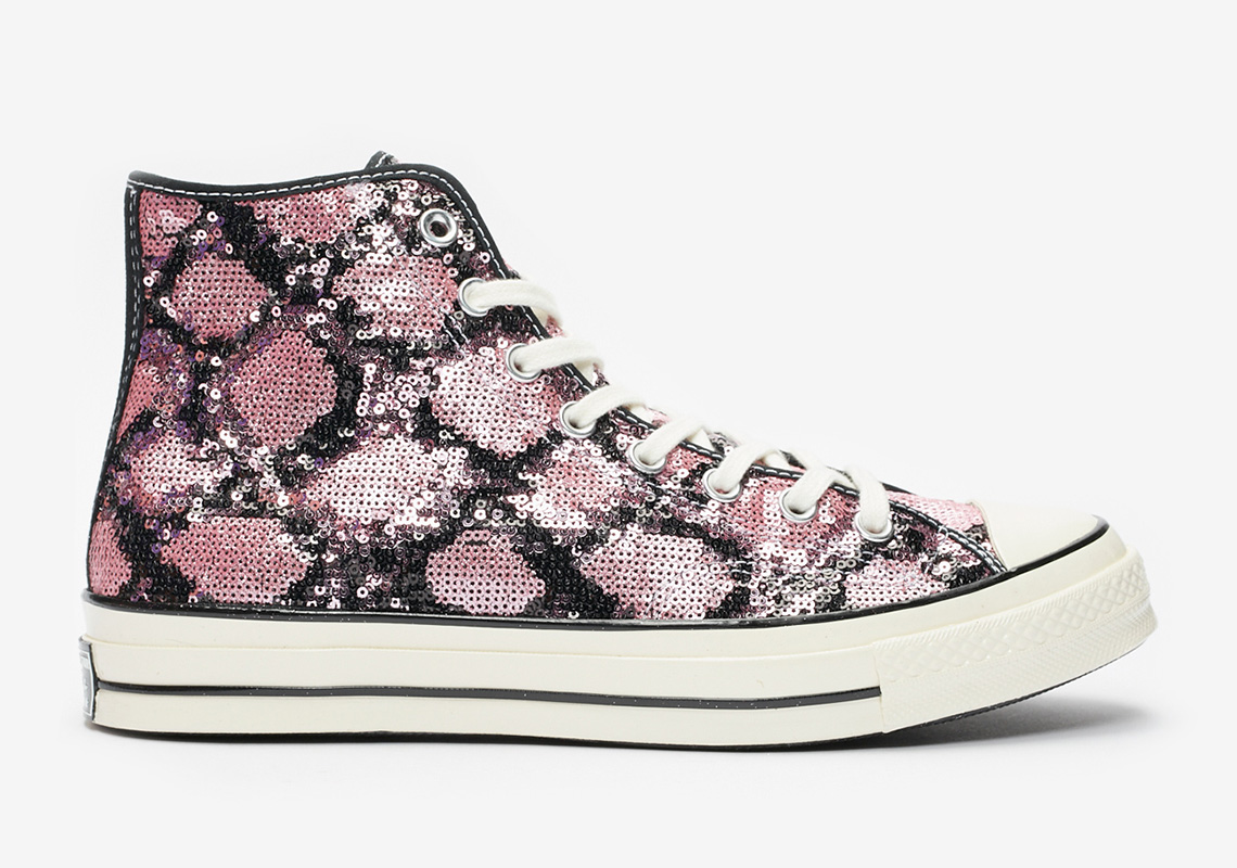 The Converse Chuck 70 With Sequined Snakeskin Prints Is Available Now