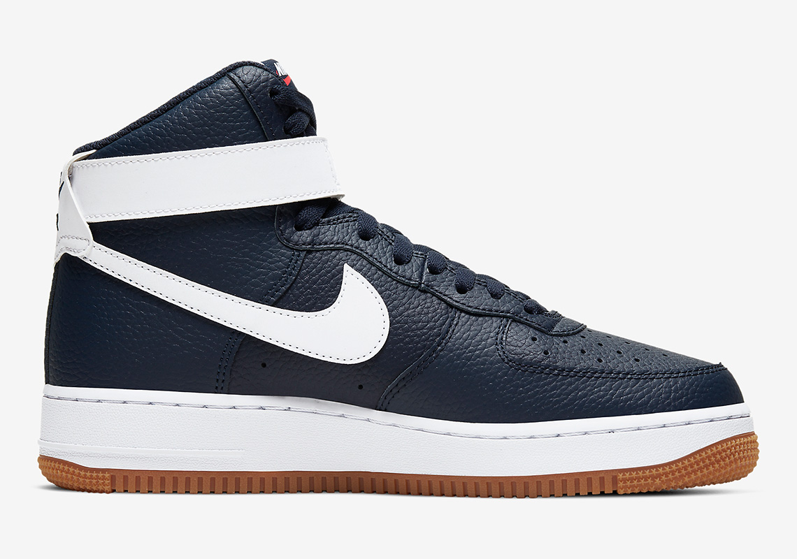 Nike Air Force 1 High Obsidian At7653 400 2