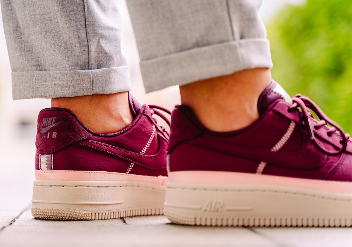 Nike Air Force 1 Wmns Maroon Aa0287 603 2