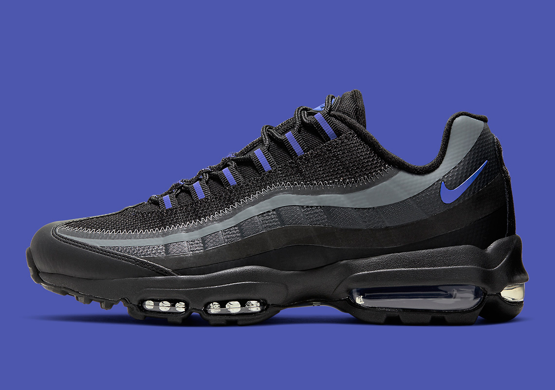 The Nike Air Max 95 Ultra Uses Black And Purple Shades To Blend In With The Night