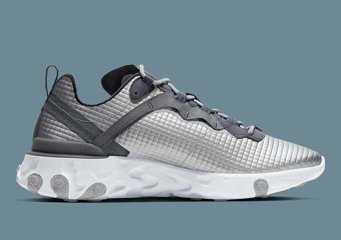 Nike React Element 55 Silver Ci3835 001 5