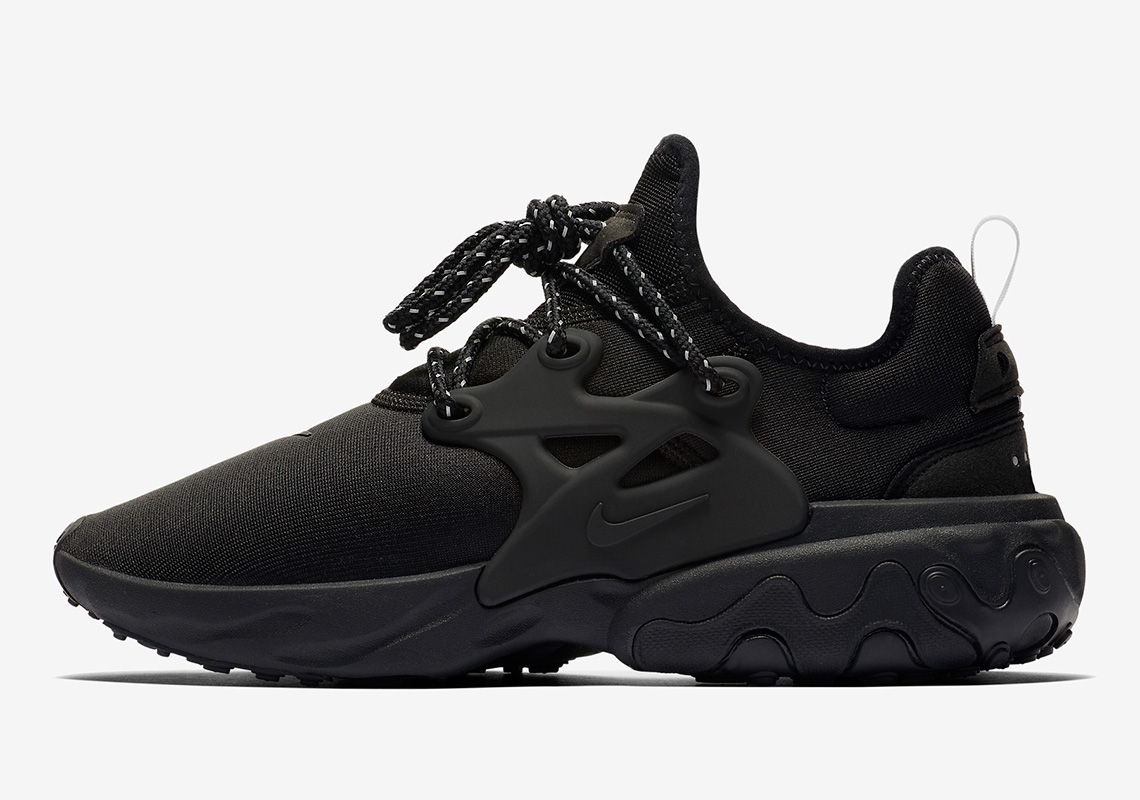 Nike React Presto Triple Black Av2605 004 1