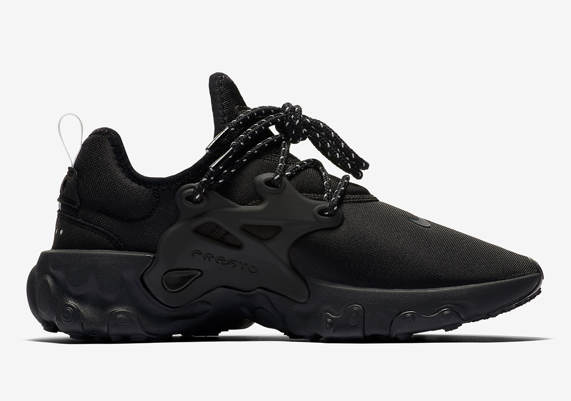 Nike React Presto Triple Black Av2605 004 2