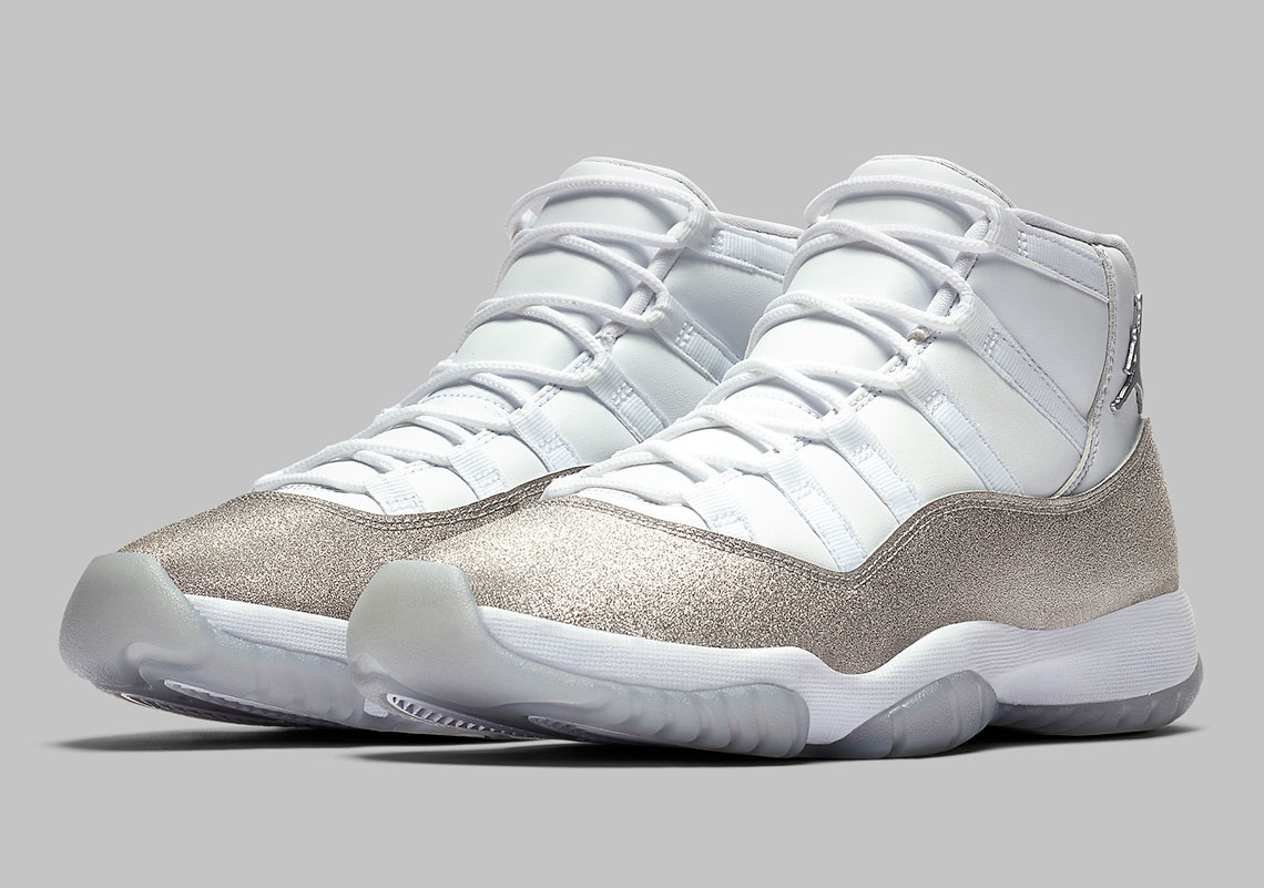 Official Images Of The Air Jordan 11 "Metallic Silver" For Women