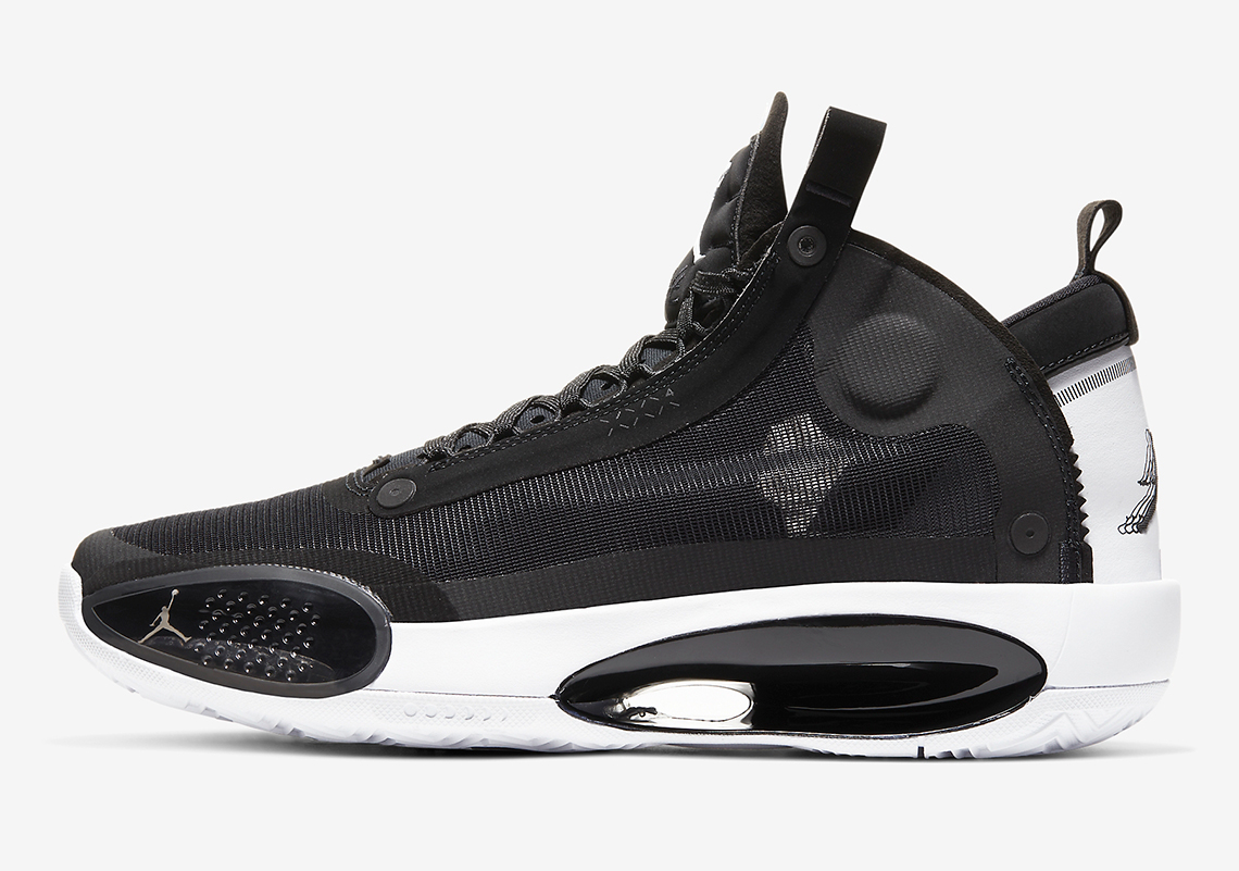 Air Jordan 34 Xxxiv Eclipse Release Date Black White Ar3240 001 2