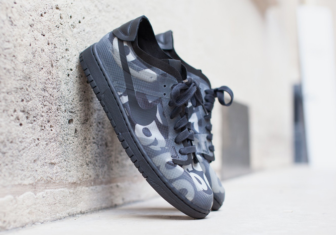 Comme Des Garcons Nike Dunk Low Detailed Photos 1