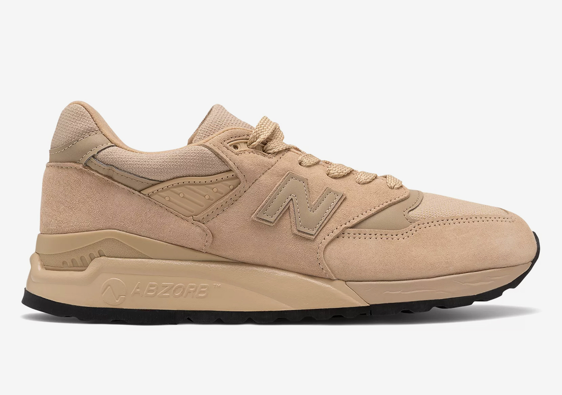 The New Balance 998 Gets A Monochromatic Tan Upper