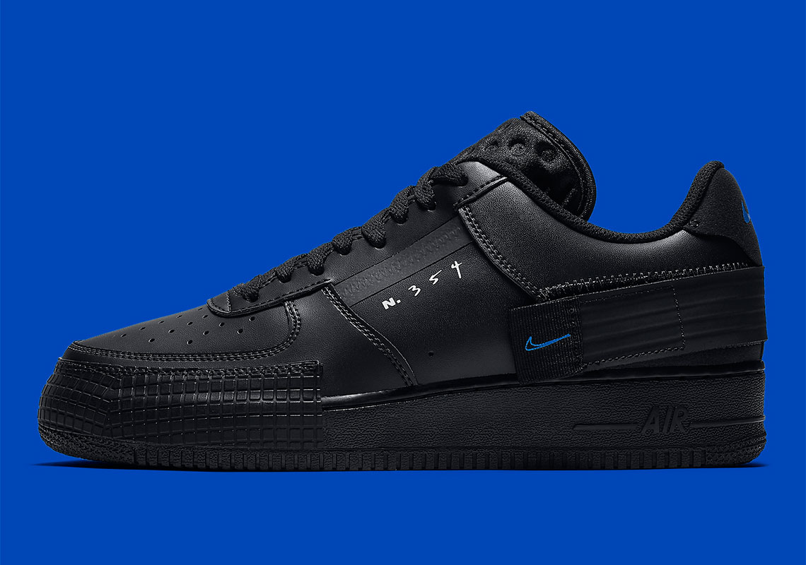 Nike Af1 Type Black Royal At7859 001 4