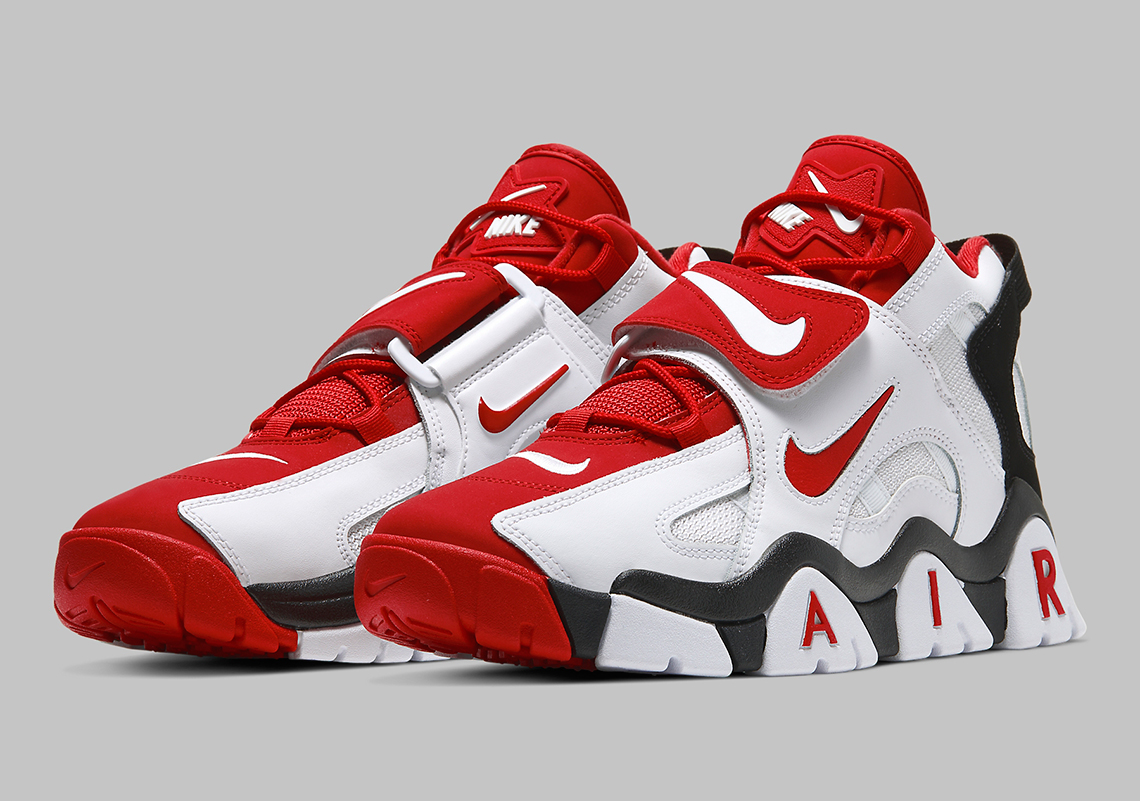 Nike Air Barrage Mid White Red Black At7847 102 6