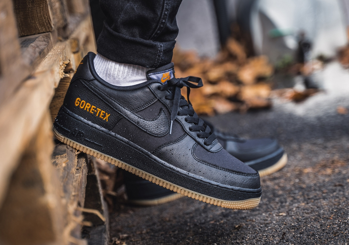 Nike Air Force 1 Gtx Schwarz Orange Ck2630 001