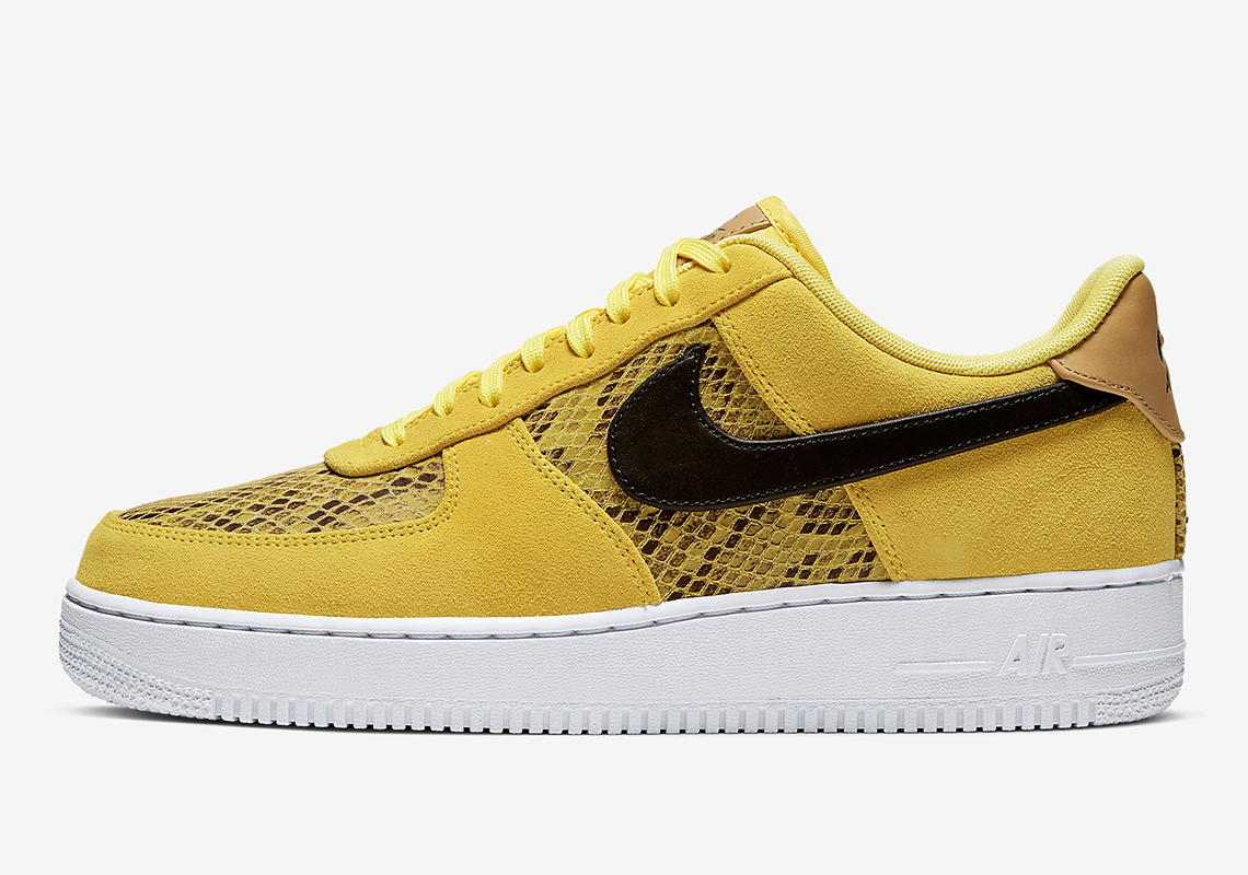 Nike Air Force 1 Low "Snakeskin" Emerges In Yellow