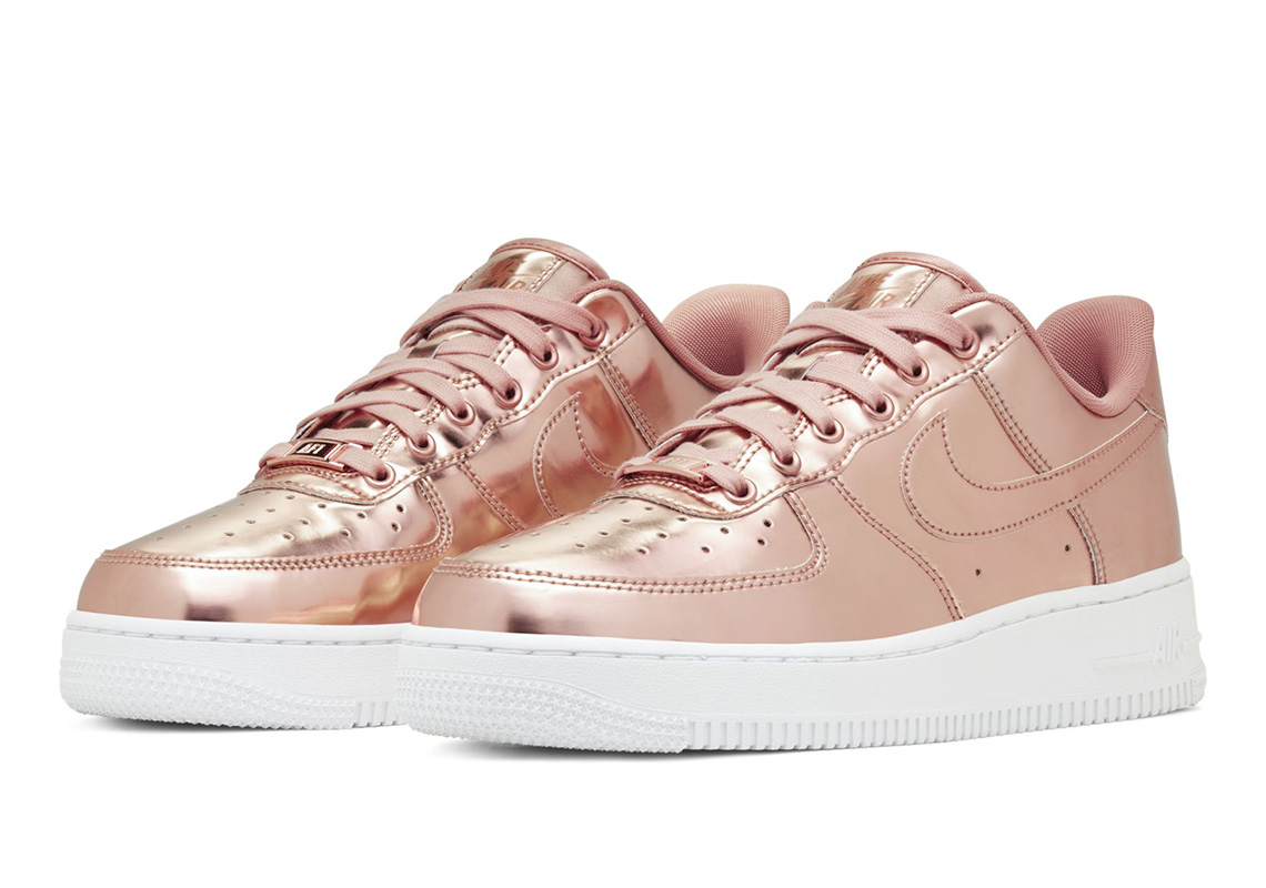 Nike Air Force 1 Metallic Bronze 1