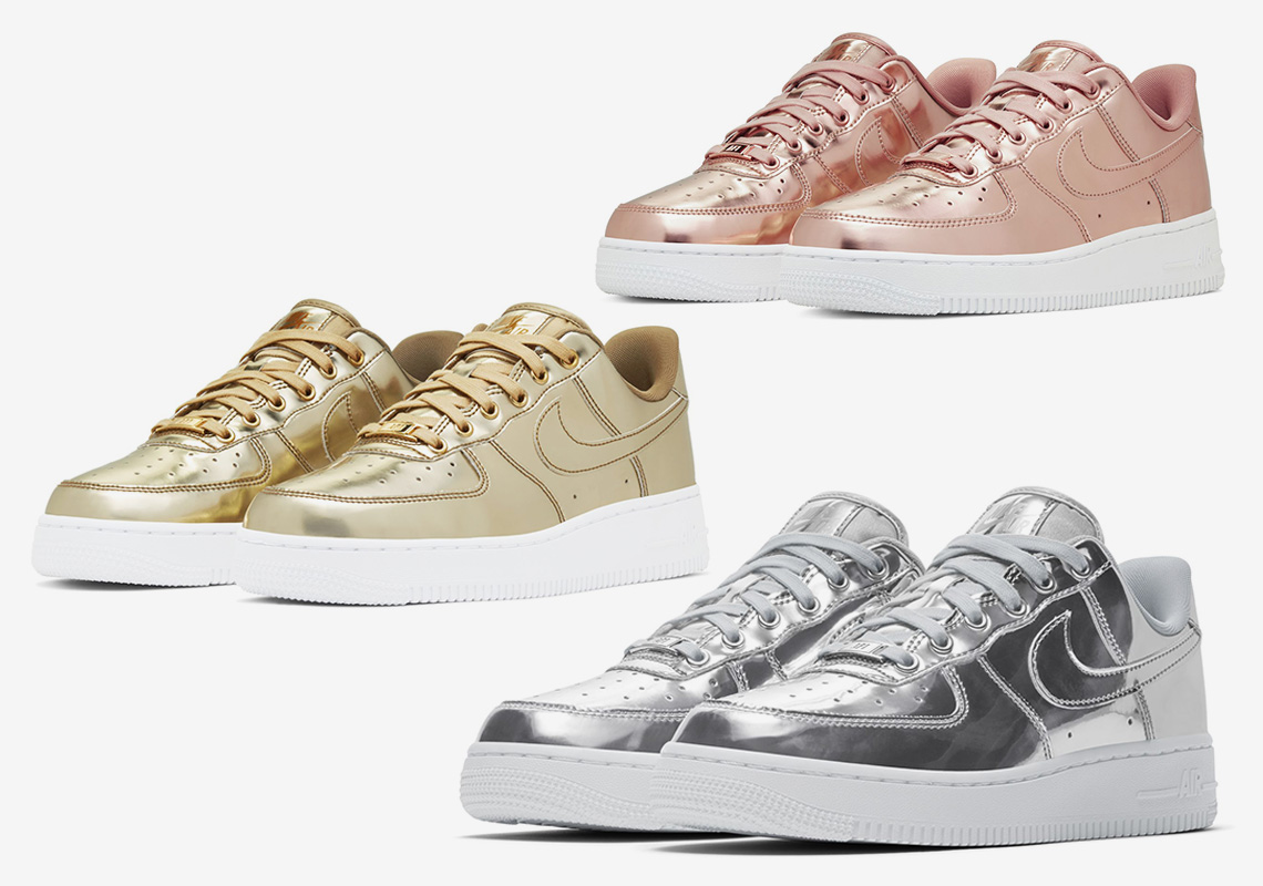 Nike Revisits The Famed "Liquid Metal" With The Air Force 1 SP