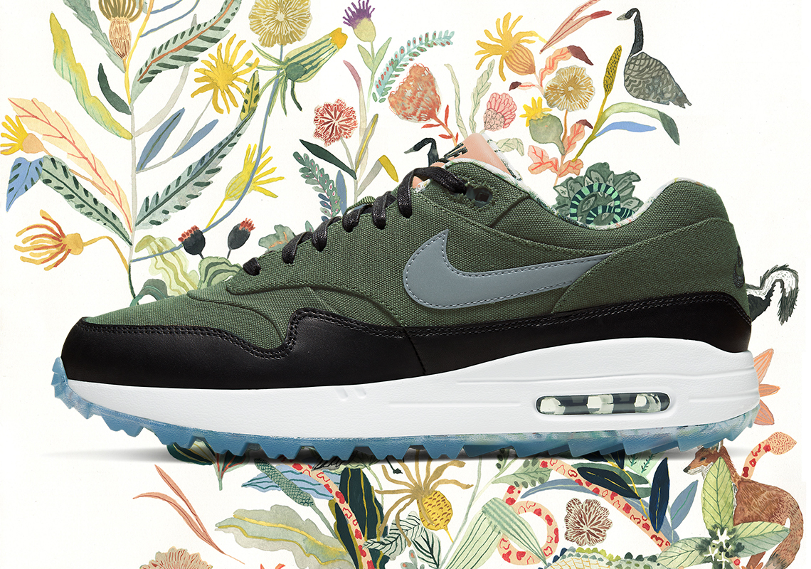 Michelle Morin's Artwork Reappears On The Nike Air Max 1 Golf "Enemies Of The Course"