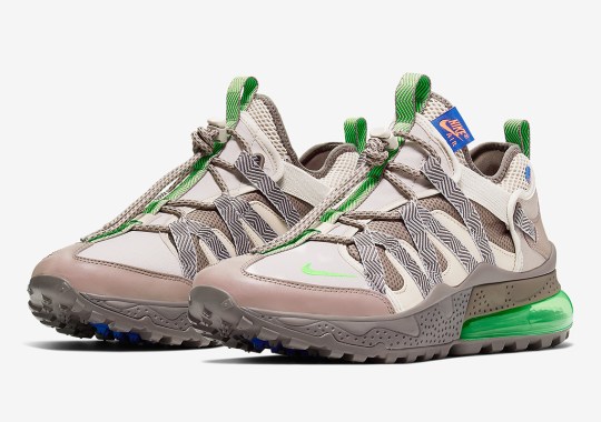 The Nike Air Max 270 Bowfin Adds Electric Green Against Rocky Colorways