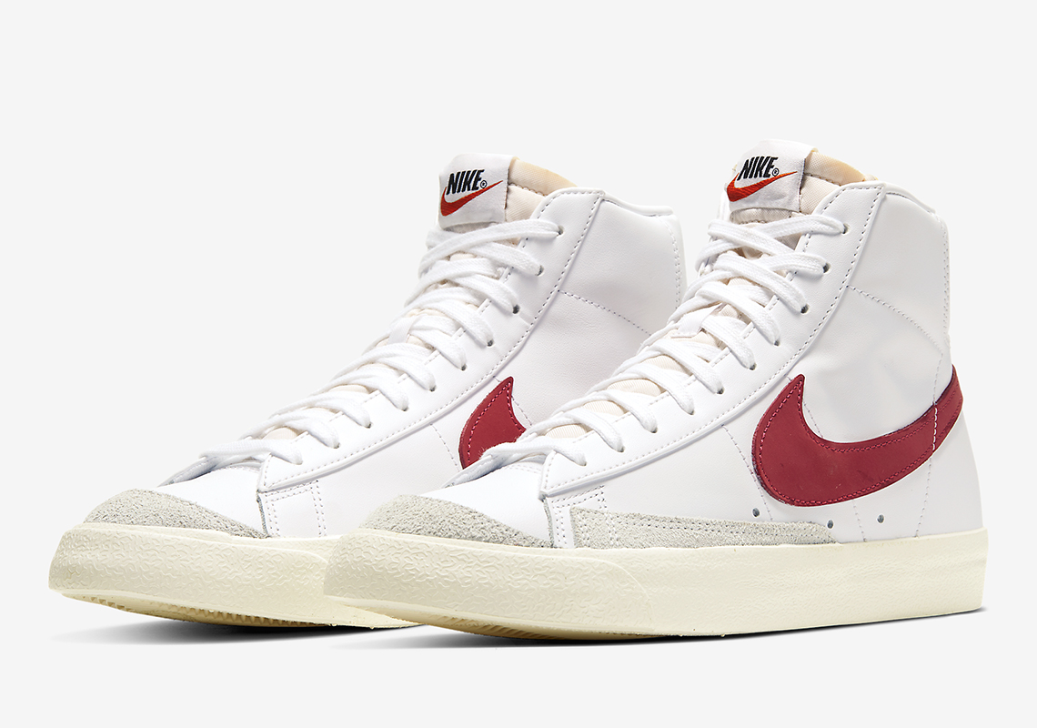 The Nike Blazer Mid '77 Gets Brick Red Swooshes