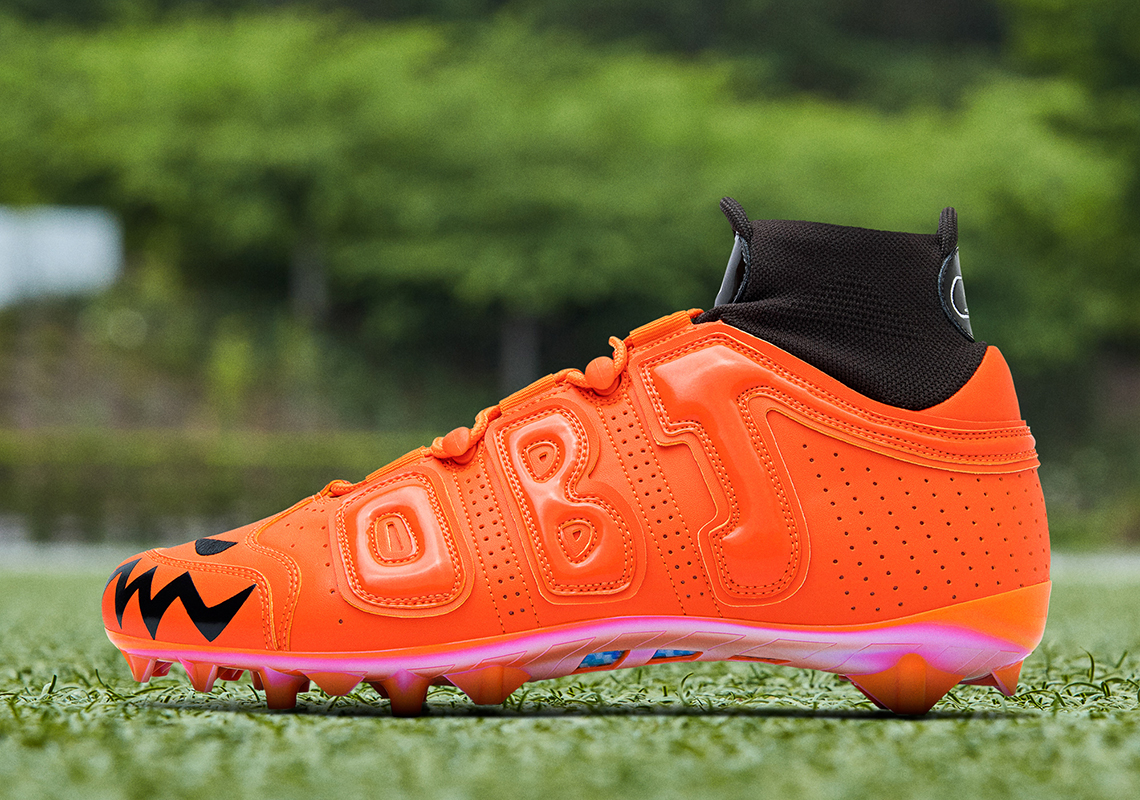 Nike Obj Cleats Week 8 Orange Pumpkin 1