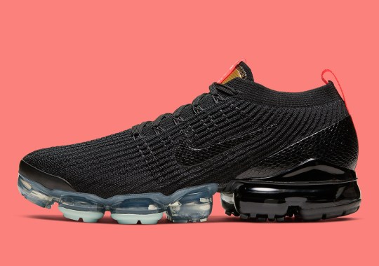 The Nike Vapormax Flyknit 3.0 Adds Black Snakeskin Heel Counters