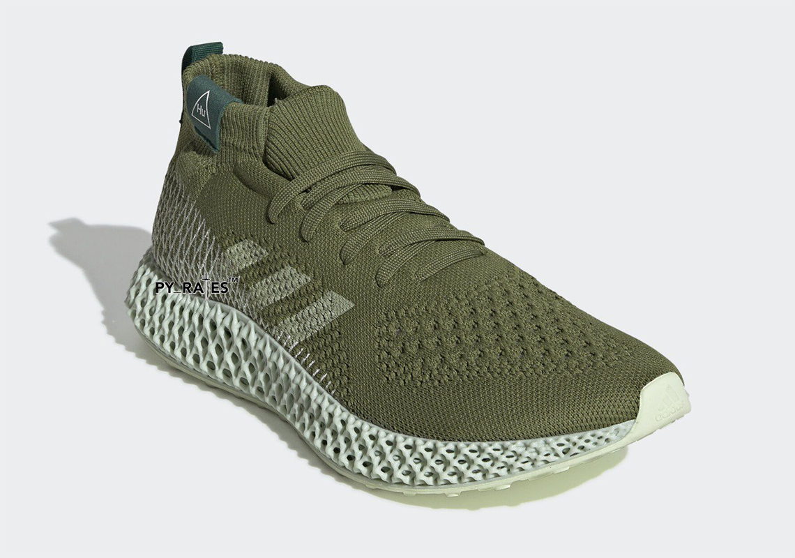 Pharrell Futurecraft 4d Hu Green 4