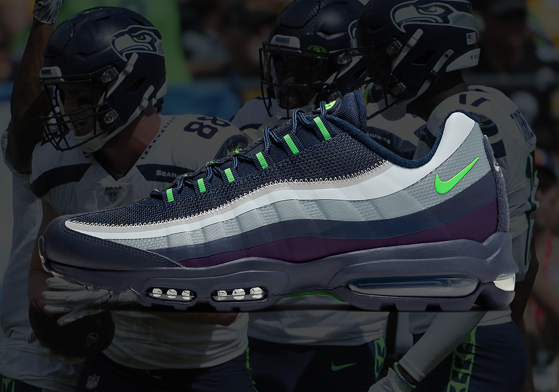 The Nike Air Max 95 Ultra Makes An Appearance In Seattle Seahawks Colors