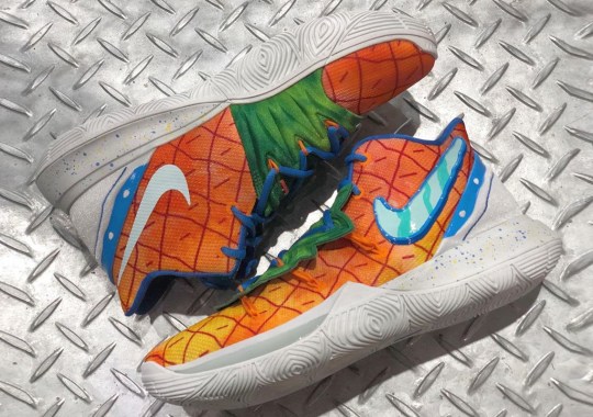 Detailed Look At The Spongebob x Nike Kyrie 5 “Pineapple House”