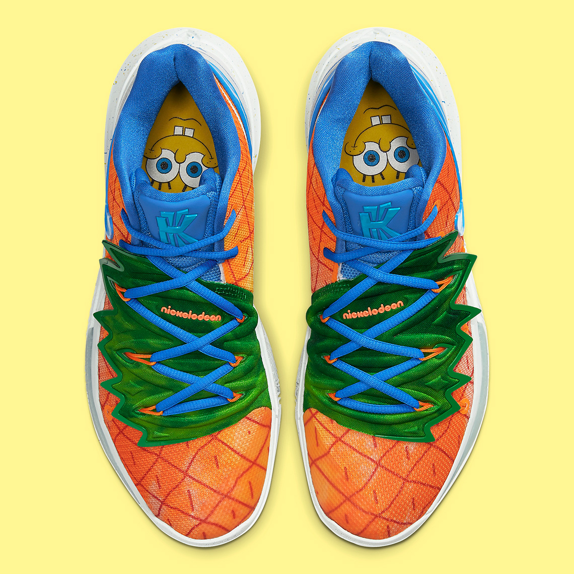 Spongebob Squarepants Nike Kyrie 5 Pineapple House Cj6951 800 4