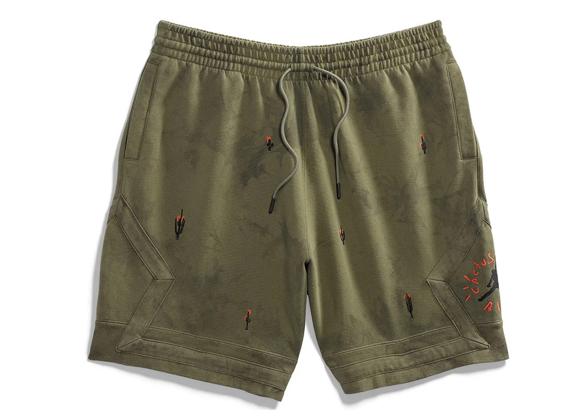 Travis Scott Jordan Suede Shorts Cn3425 222