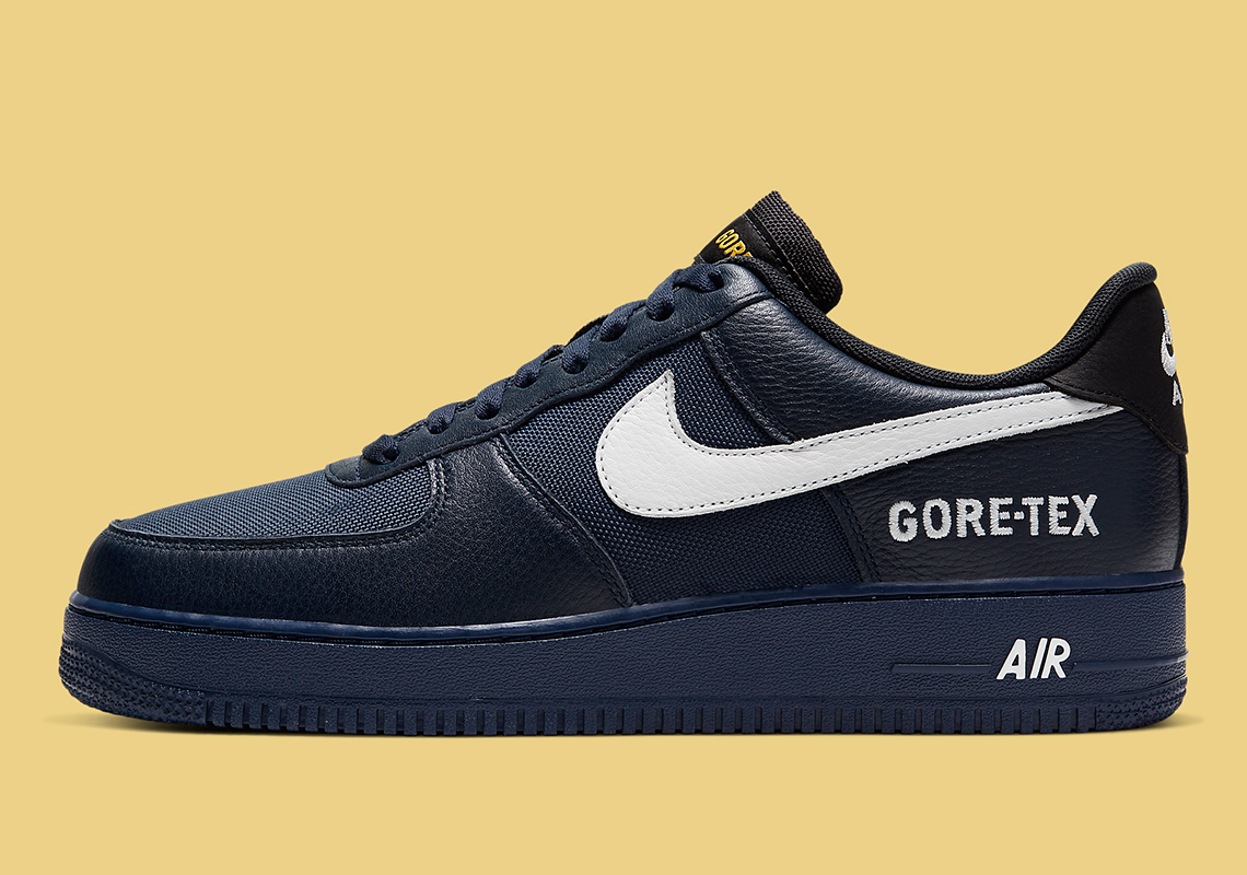 The Nike Air Force 1 Low Gore-Tex Re-emerges In Dark Navy Blue