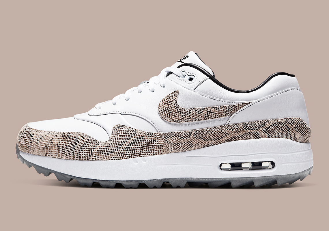 The Nike Air Max 1 Golf Dresses Up In Snakeskin For Black Friday