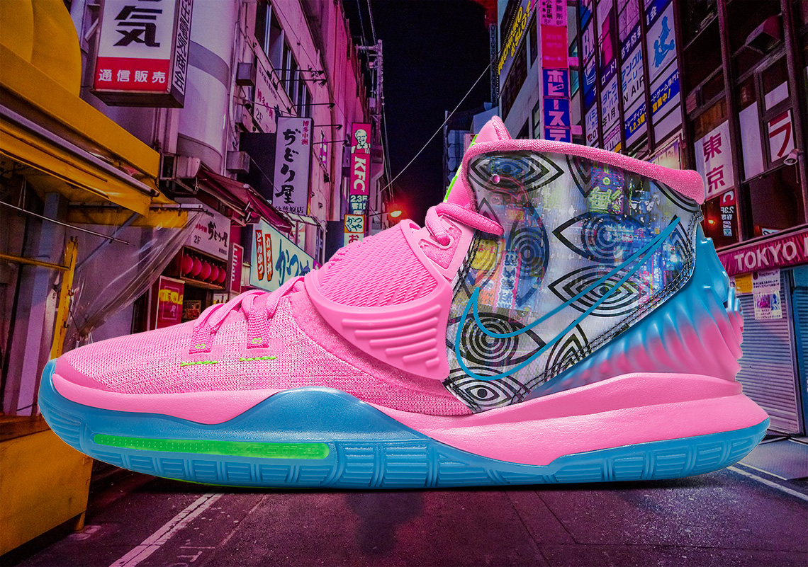 Official Images Of The Nike Kyrie 6 Pre-Heat "Tokyo"