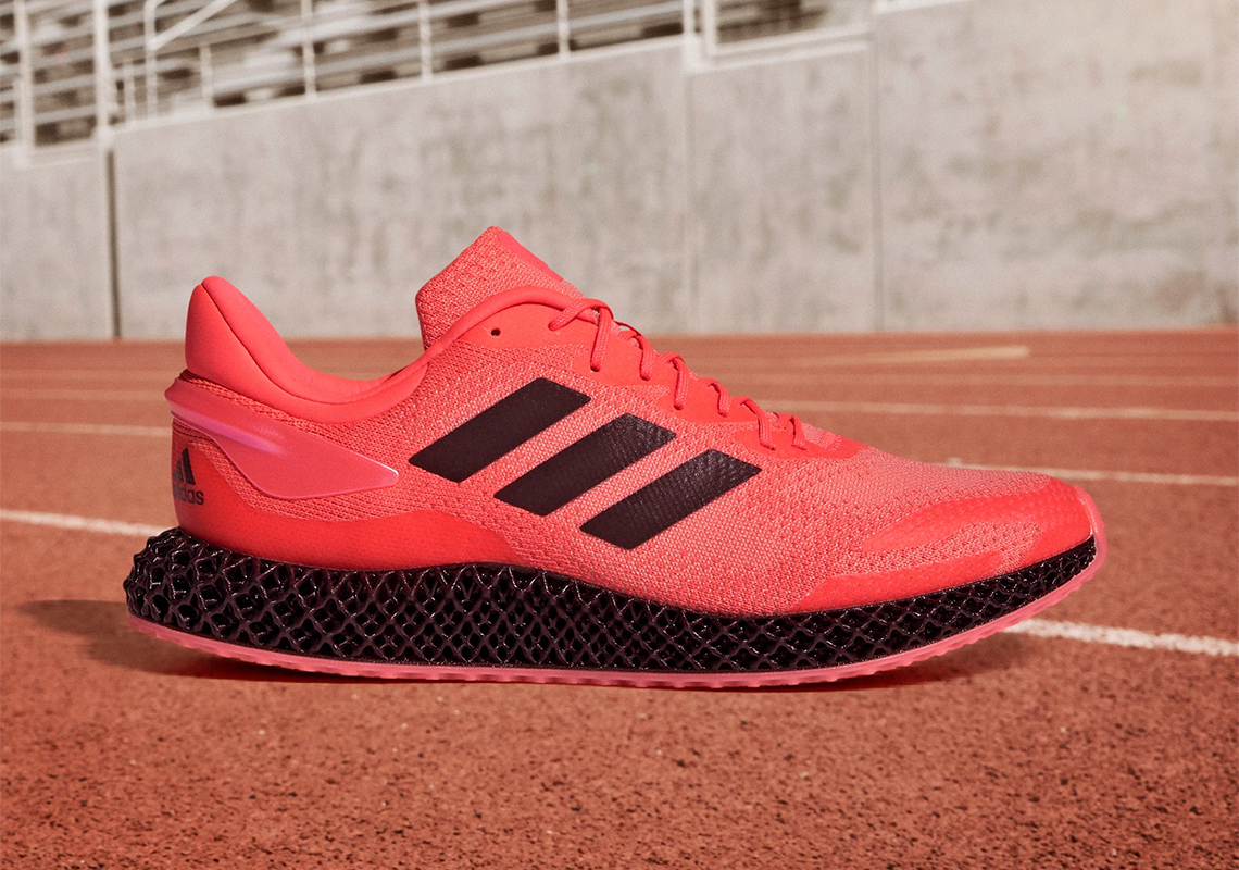 The Brand New adidas 4D Run 1.0 “Signal Pink” Is Available Now