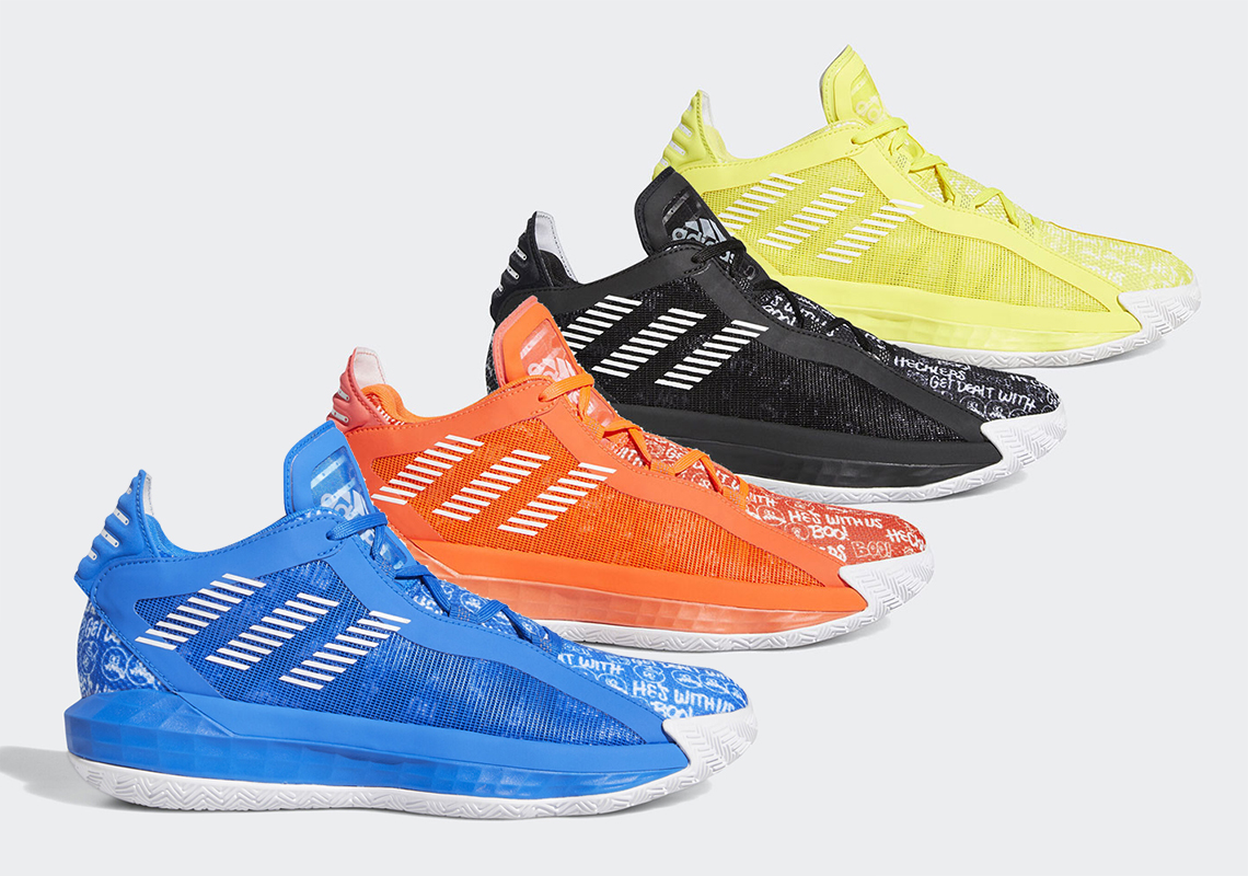 The adidas Dame 6 "Hecklers Pack" Drops In Four Colorways In January