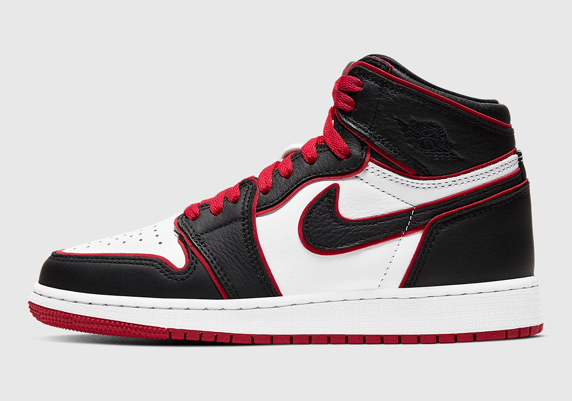 The Air Jordan 1 Retro High OG "Bloodline" Is Releasing In Kids Sizes