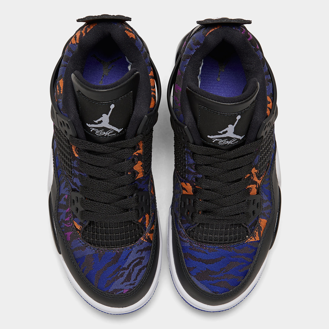 Air Jordan 4 Bq9043 005 Black White Rush Violet Racer Blue 6