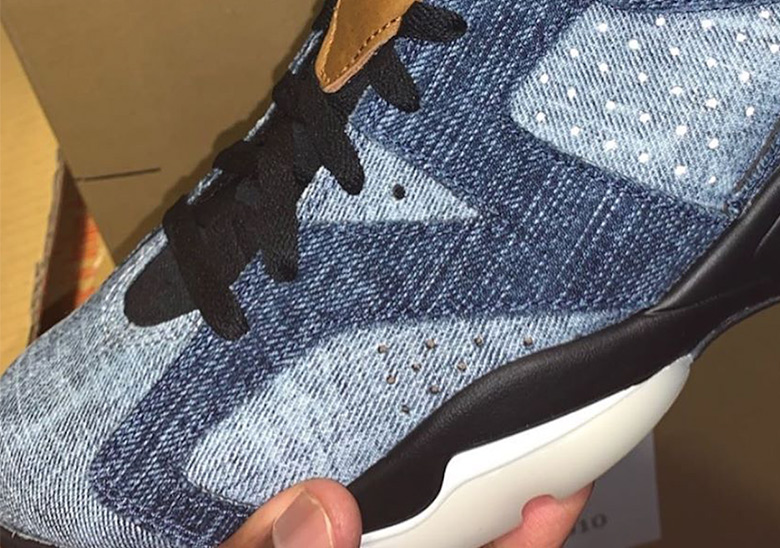 First Look At The Air Jordan 6 "Washed Denim"