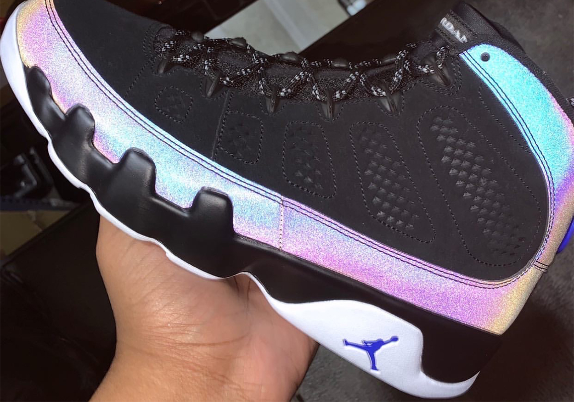 Air Jordan 9 “Racer Blue” With Reflective Uppers Is Dropping In 2020