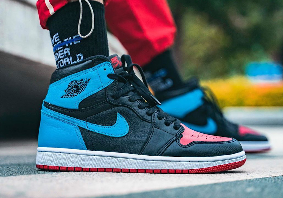 On-Foot Look At The Air Jordan 1 Retro High OG "UNC To CHI"