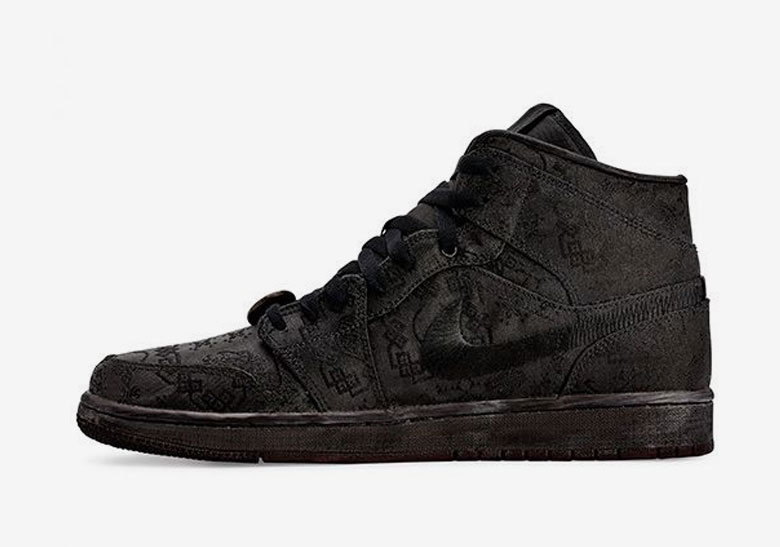 Clot Air Jordan 1 Mid Black Dover Street Market London 2