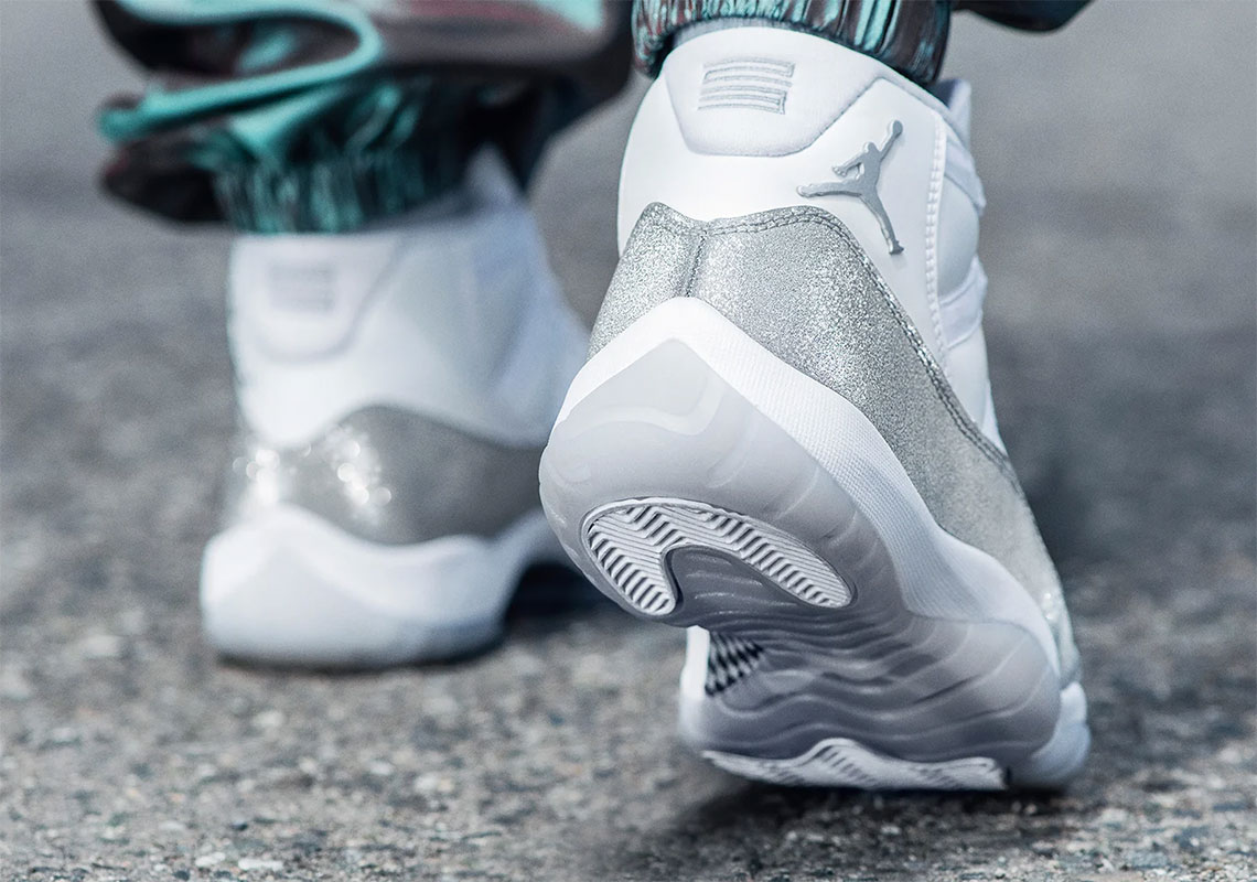 The Air Jordan 11 "Metallic Silver" Is Releasing Tomorrow