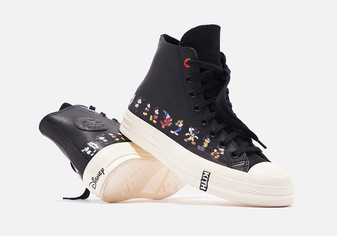 Kith Disney Converse Chuck 70 Mickey Timeline Black 3