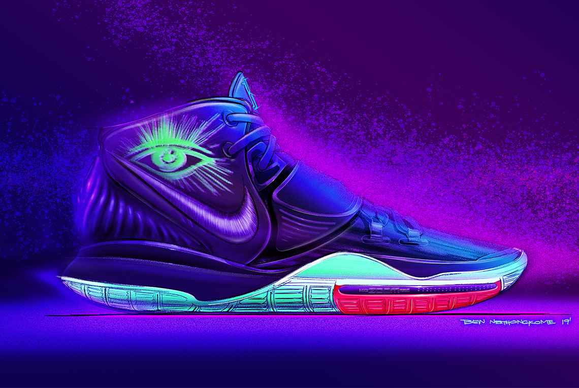 Kyrie 6 Sketch 3