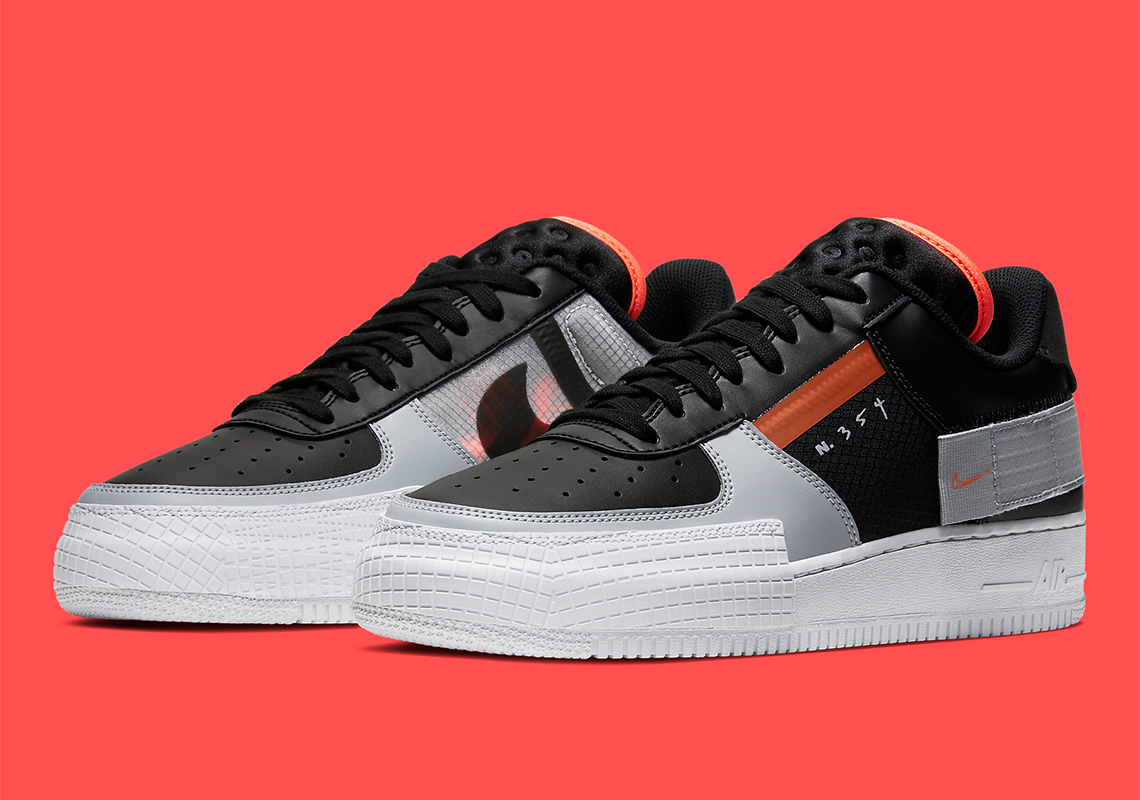 The Nike Air Force 1 Type Gets Hits Of Hyper Crimson